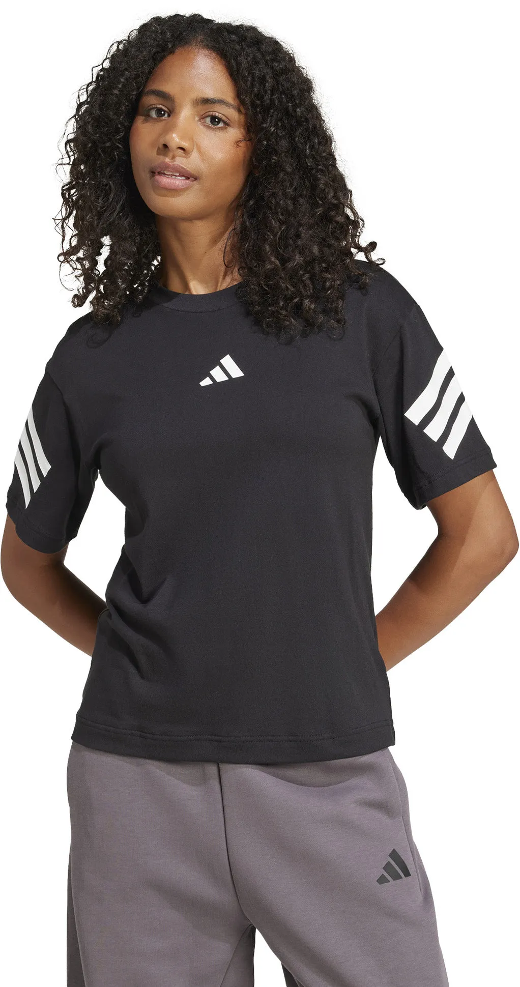 Damens Future Icons 3-Streifen T-Shirt