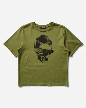 Damen Grafik T-Shirt Hell Khaki