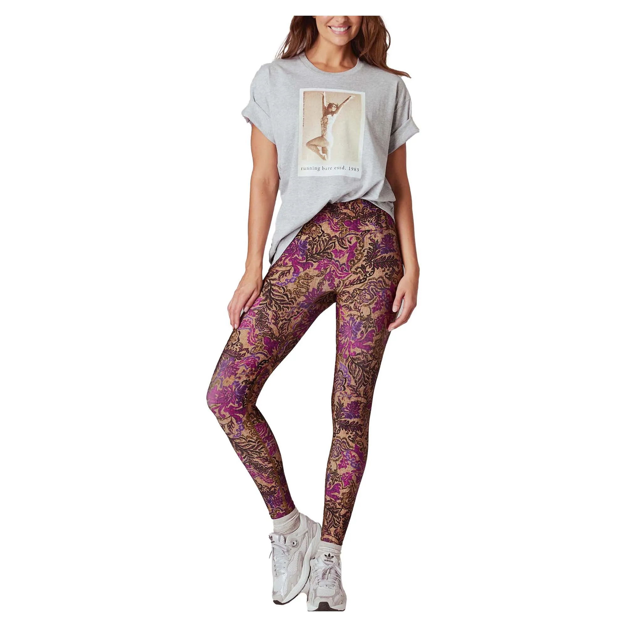 Damen Hollywood 90er Jahre Polaroid Relax T-Shirt