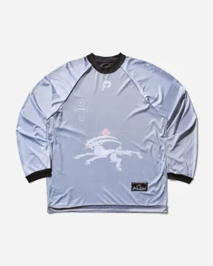 Damen Inside-Out Football Langarm-Shirt Grau