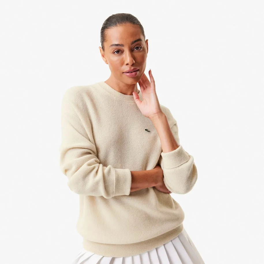 Damensweater aus Kaschmir von Lacoste x Bandier in Weiß Patagonia Kleidung