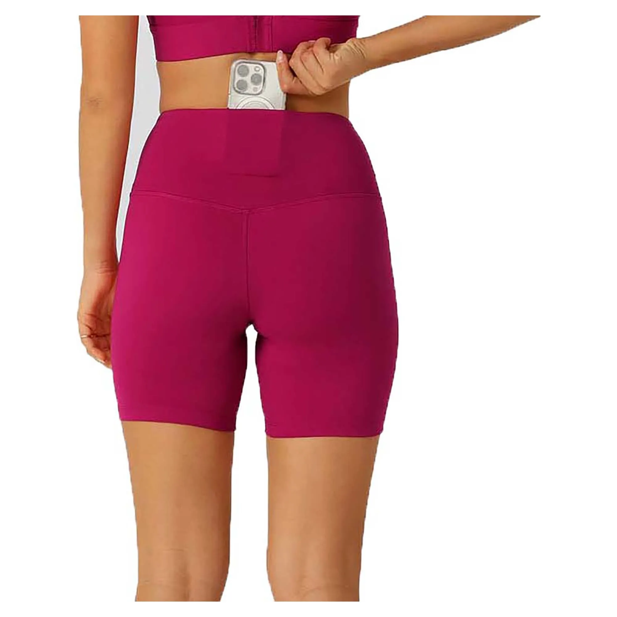 Damen Lotus No Chafe Handytasche 12cm Fahrrad Shorts