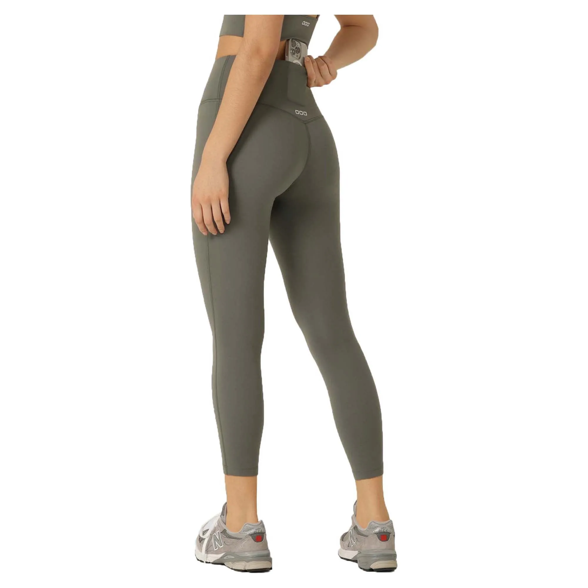 Damen Lotus No Chafe Telefon-Taschen Knöchelbeißer Leggings