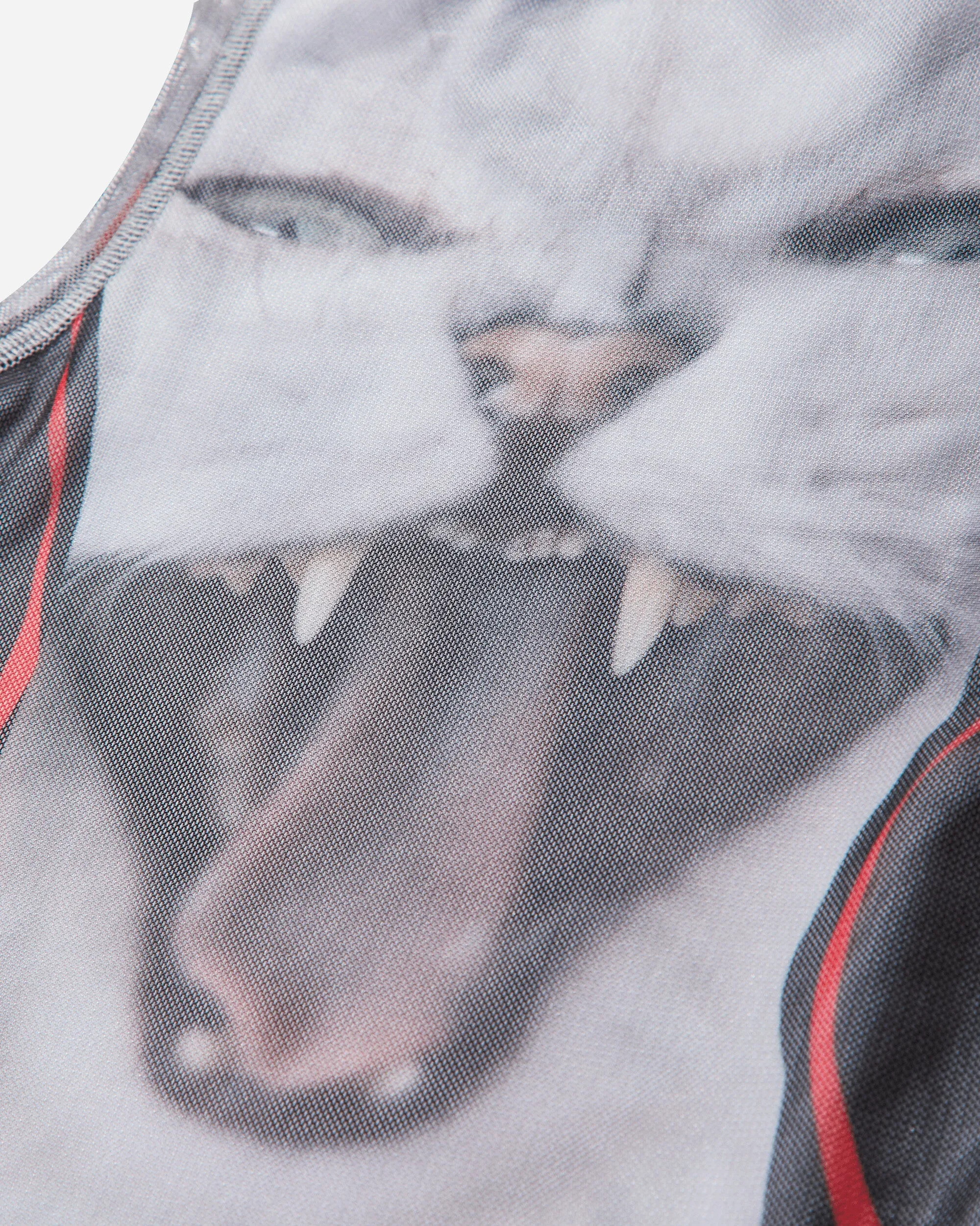 Damen Mesh Tanktop mit Hundeprint