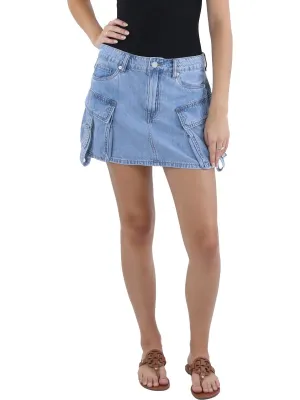 Damen-Mini-Denimrock kurz