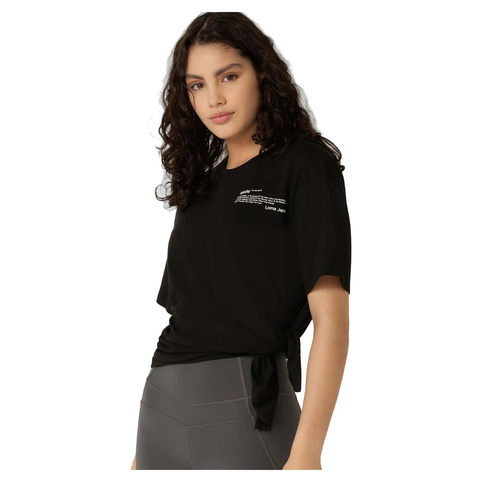 Damen T-Shirt mit Ausschnitt und umwandelbaren Trägern