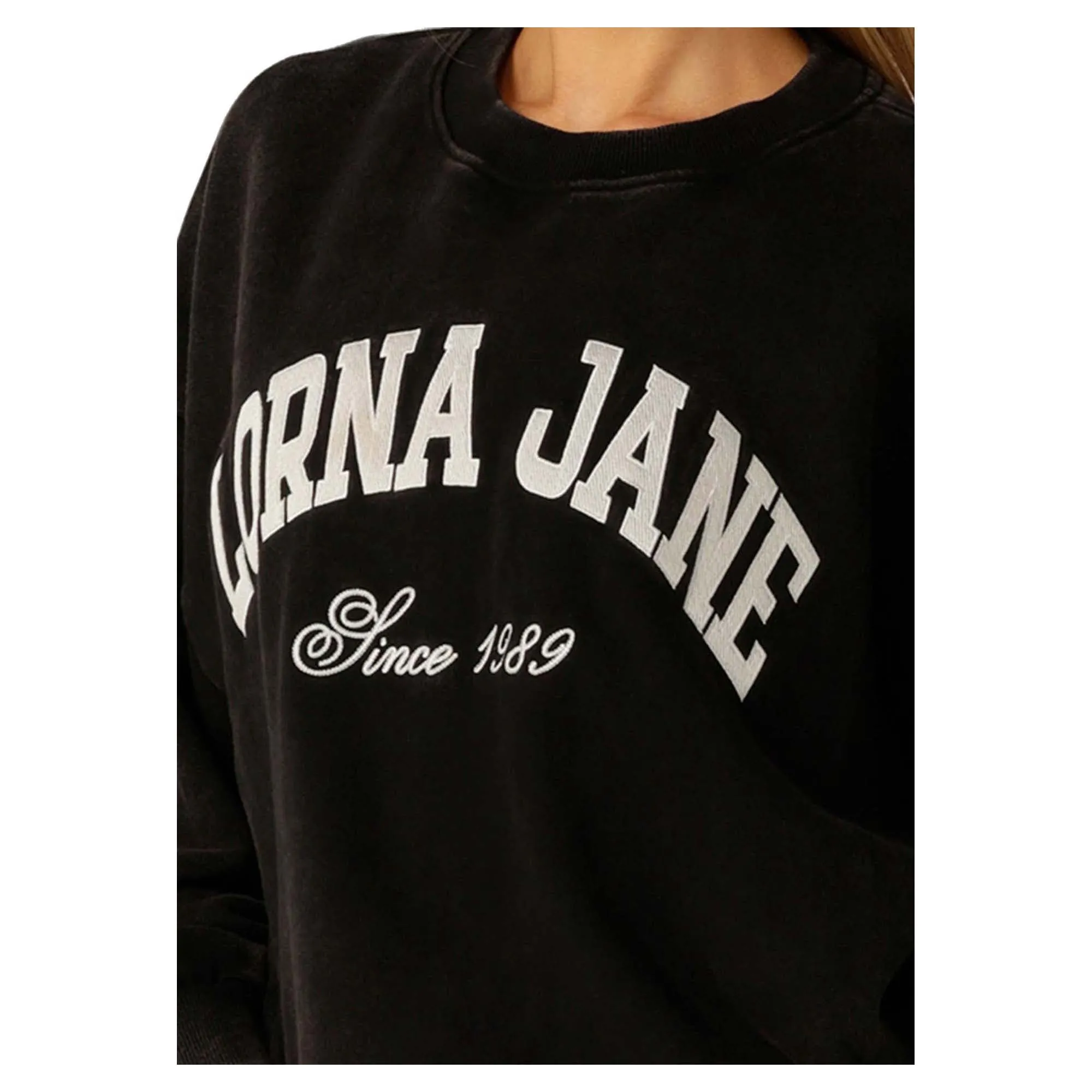 Neues Damen-Sport-Washed-Sweatshirt