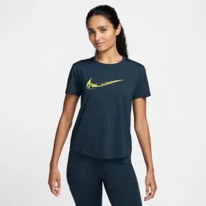 Damen One Dri-FIT Kurzarm-Laufshirt mit Grafik