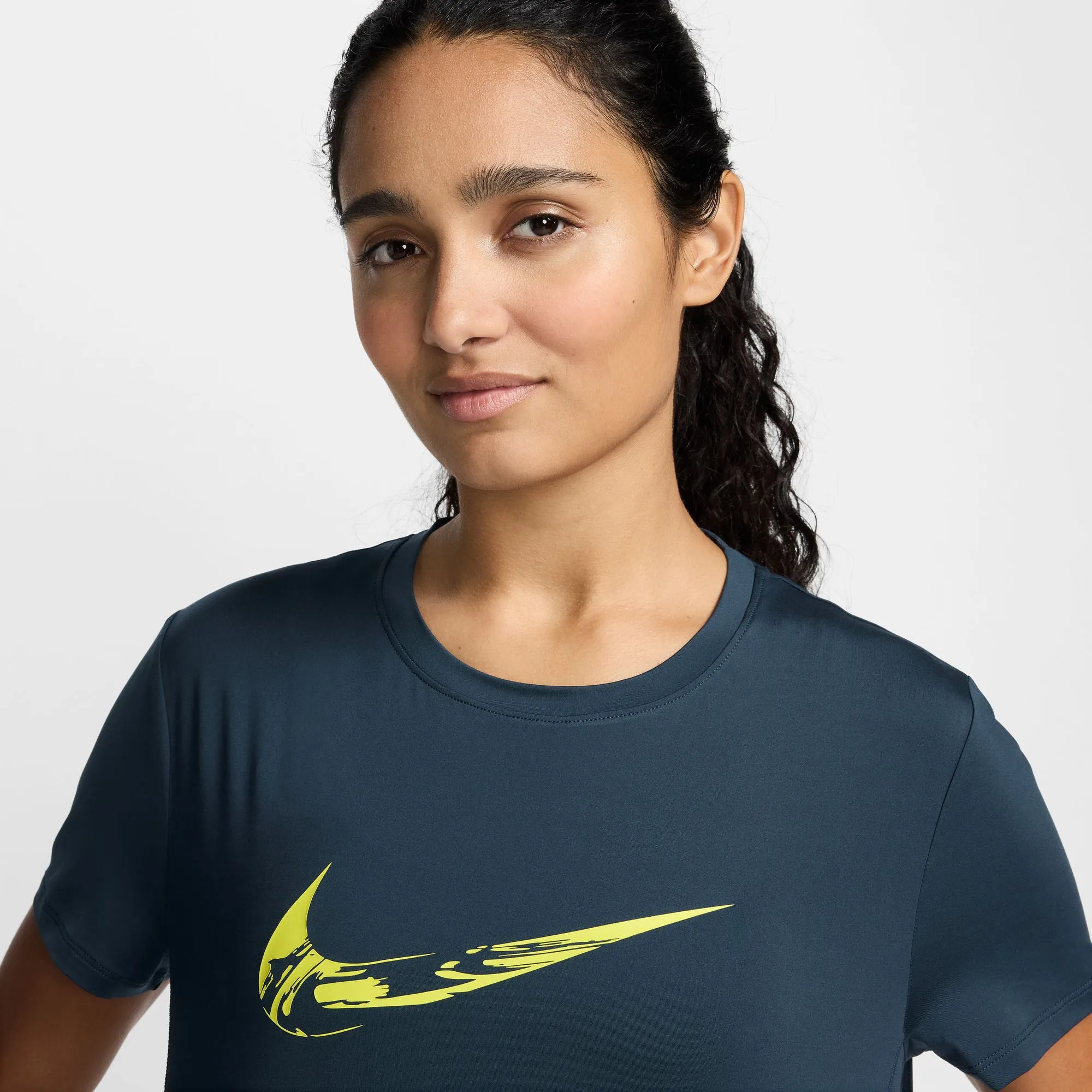 Damen One Dri-FIT Kurzarm-Laufshirt mit Grafik