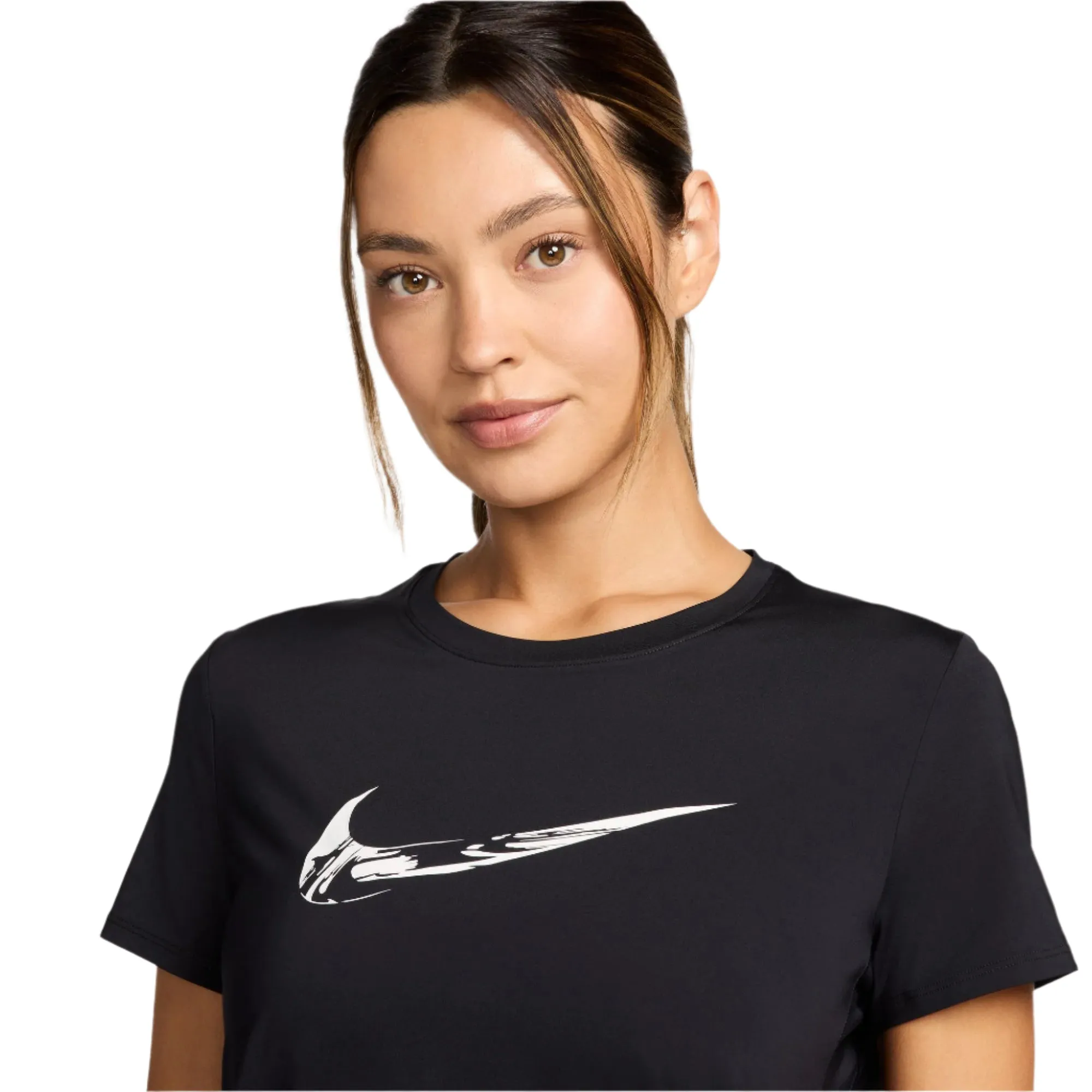 Damen One Dri-FIT Kurzarm-Laufshirt mit Grafik
