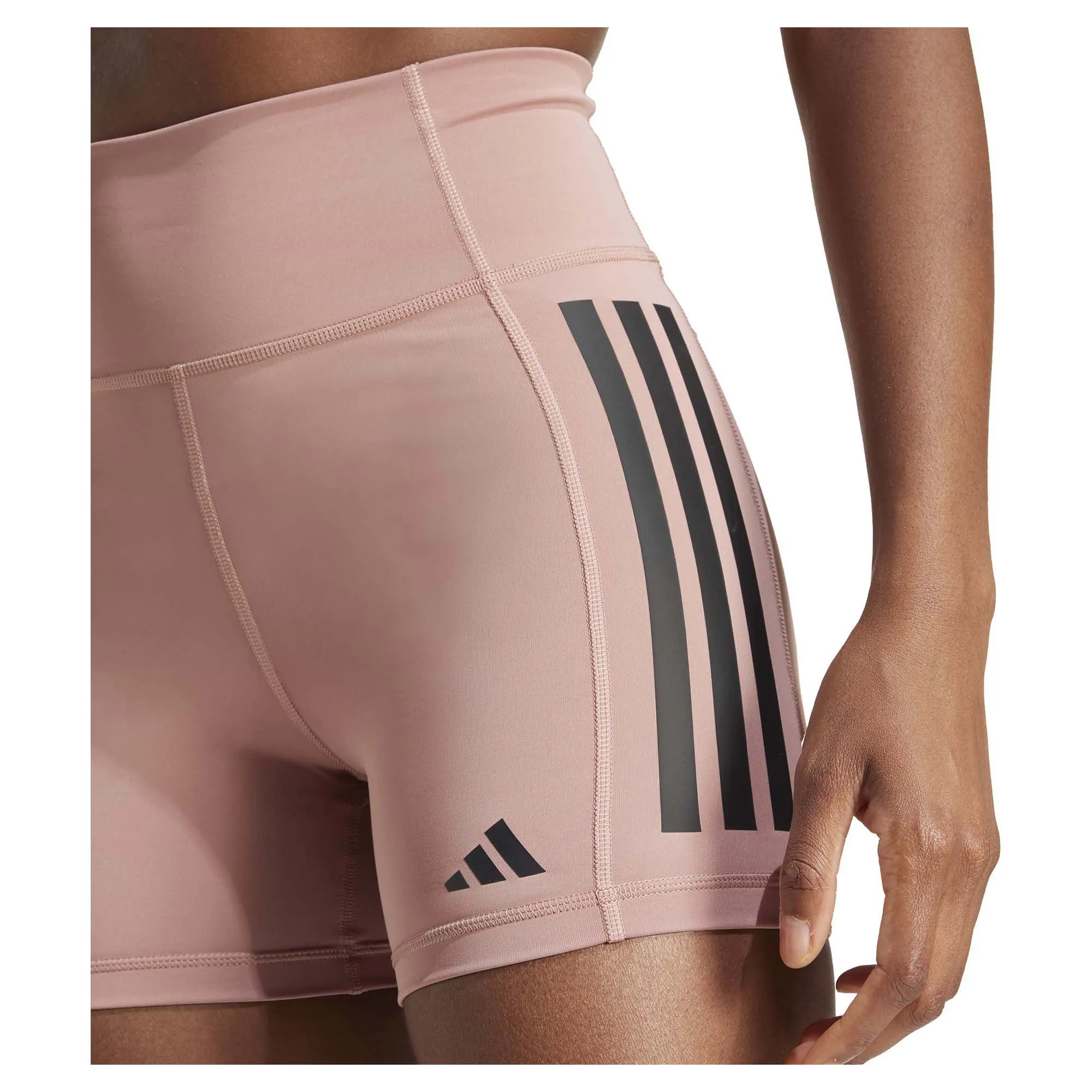 Damen Optime 3-Streifen 1/4 4-Zoll Fahrradshorts