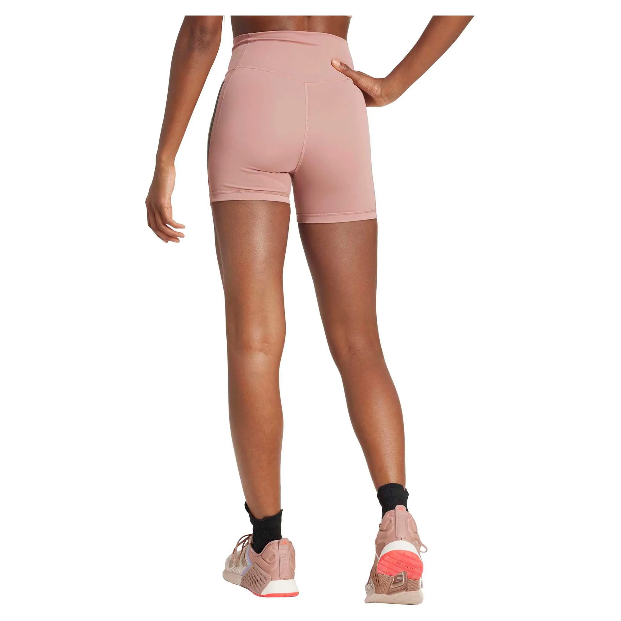 Damen Optime 3-Streifen 1/4 4-Zoll Fahrradshorts