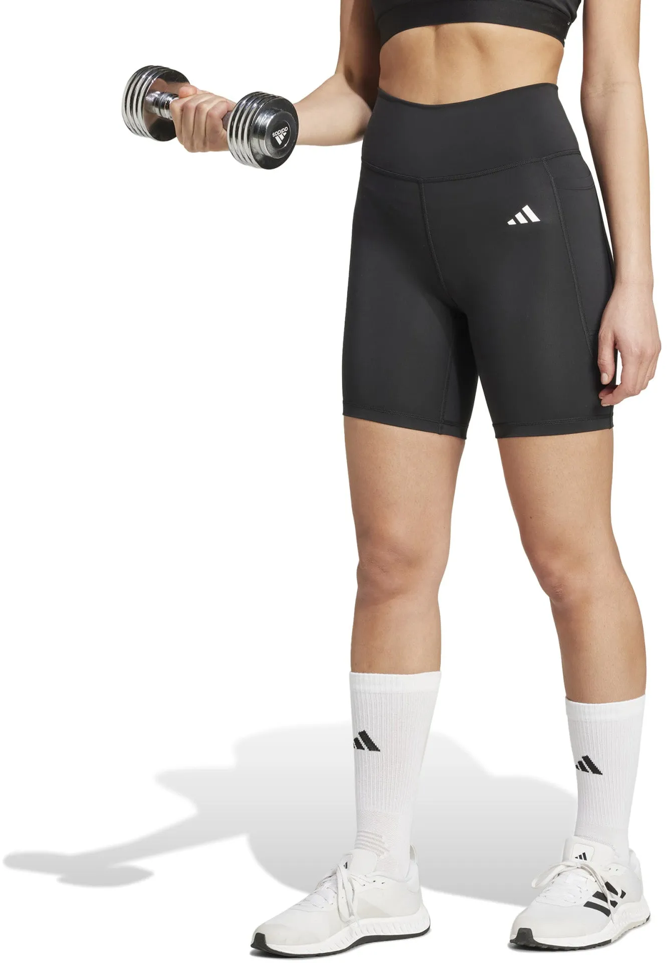 Frauen Optime Essentials Stash Pocket 7-Zoll-Radshorts