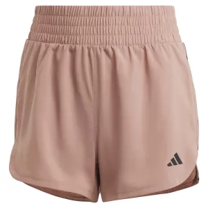 Damen Pacer Trainingsshorts mit 3 Streifen, gewebt, hohe Taille, 3 Zoll