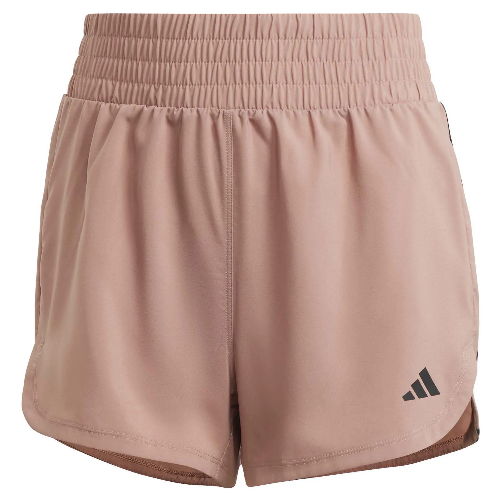 Damen Pacer Trainingsshorts mit 3 Streifen, gewebt, hochgeschnitten, 5 Zoll