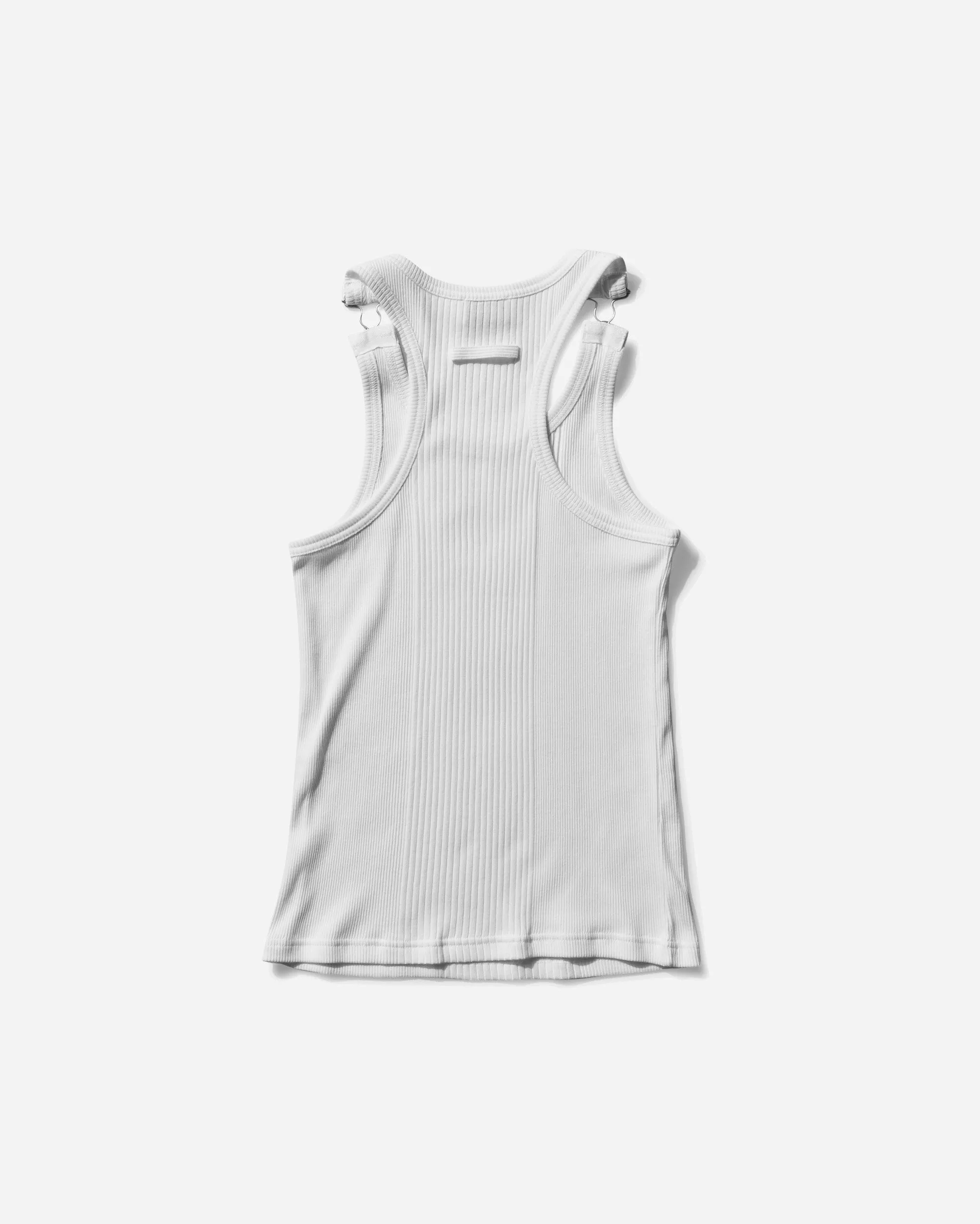 Weißes Patch Tanktop für Damen