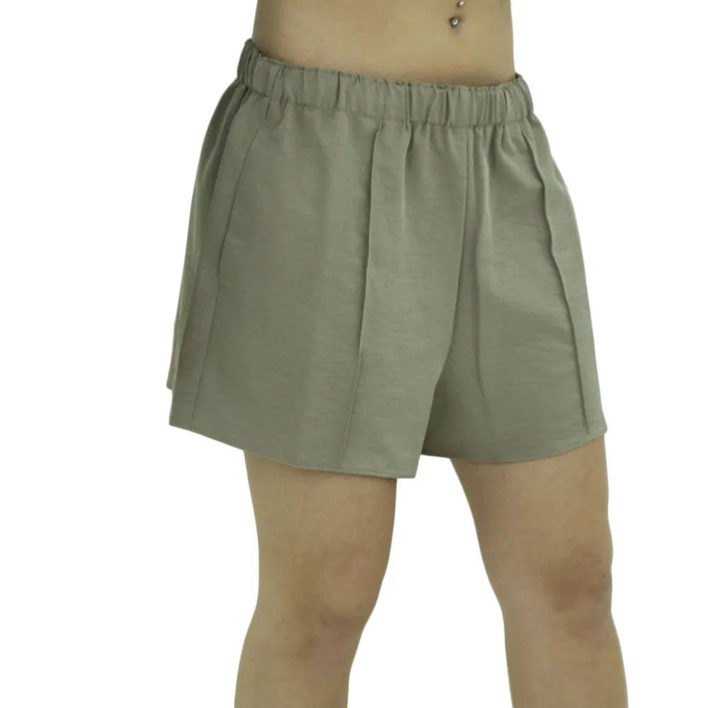 Damen Basic Freizeit-Shorts, Hellkamel