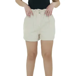 Damen-Jeansshorts, unifarben, Hellrosa