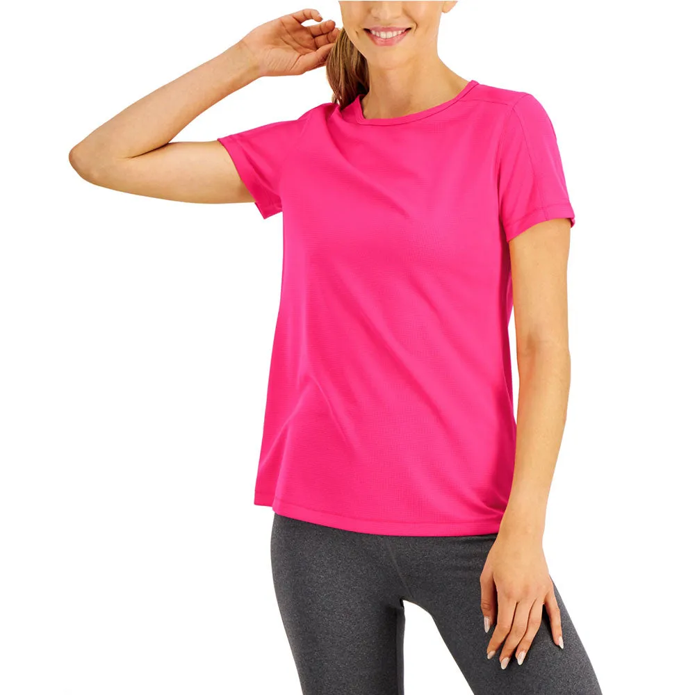 Damen Sportoberteil, Einfarbig, Fuchsia
