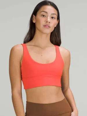 Damen Sporttop, Einfarbig, Orange