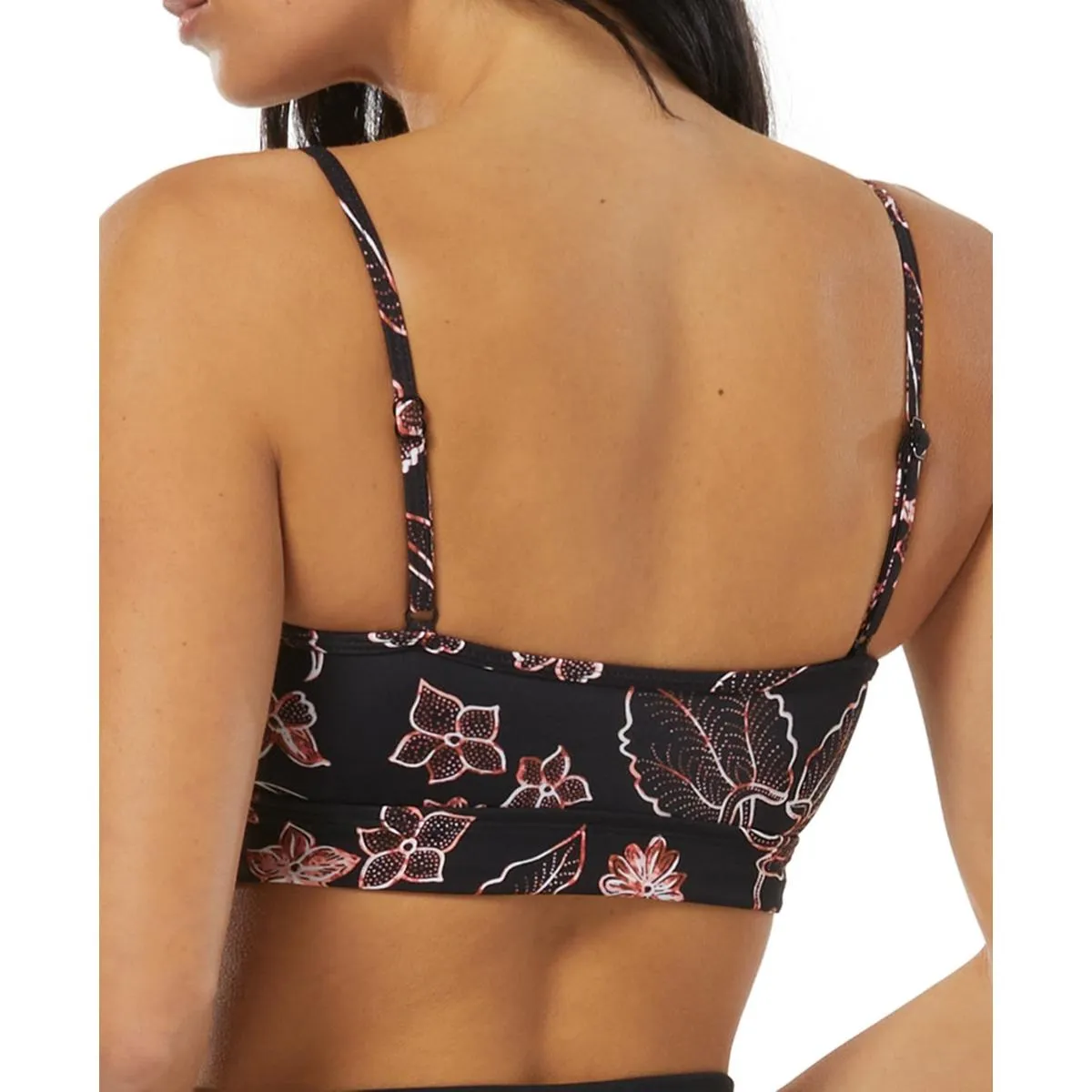 Damen Bikini-Oberteil mit Druck und Bündchen