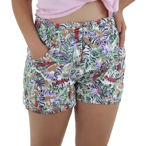 Damen bedruckte Shorts, Mehrfarbig