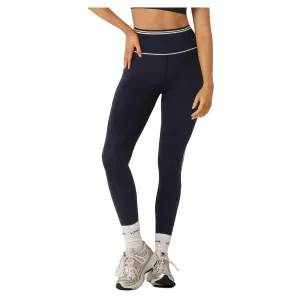 Retro Rennstrecken-Leggings für Frauen mit kurzem Beinabschluss