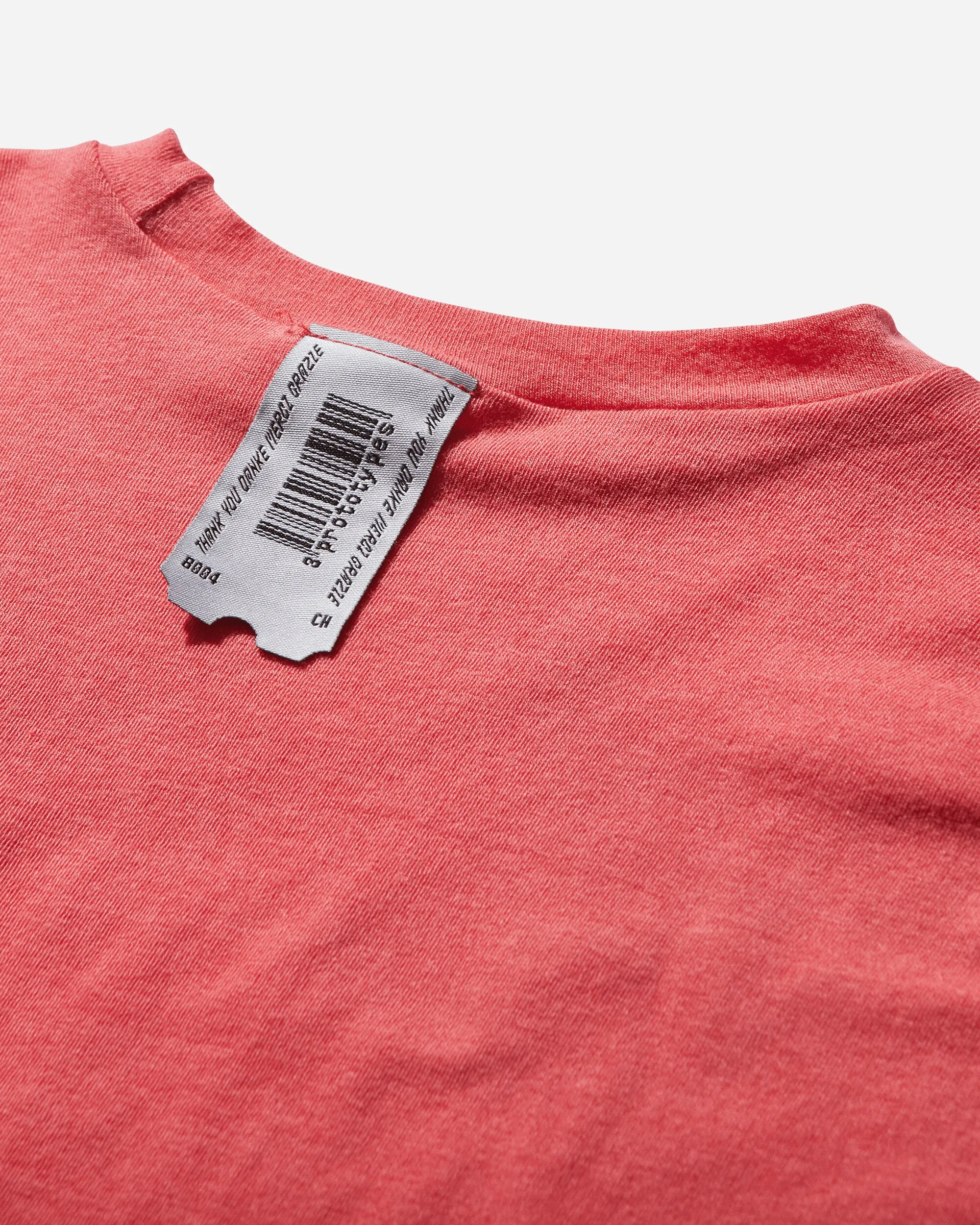 Damen Signiertes Langarm-Shirt Rot