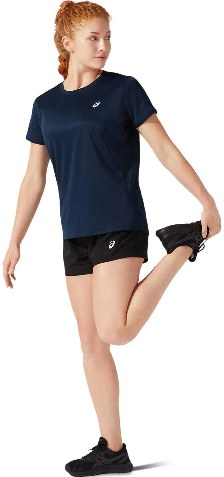 Damen-Silber Shorts 4 Zoll