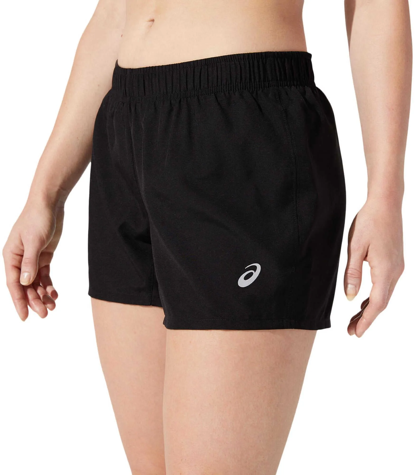 Damen-Silber Shorts 4 Zoll