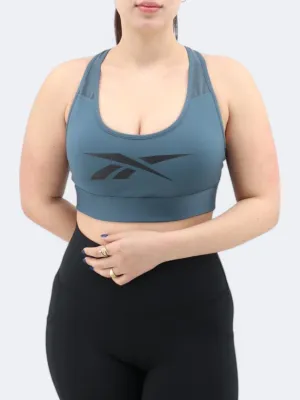 Damen-Sport-Crop-Top, Blau
