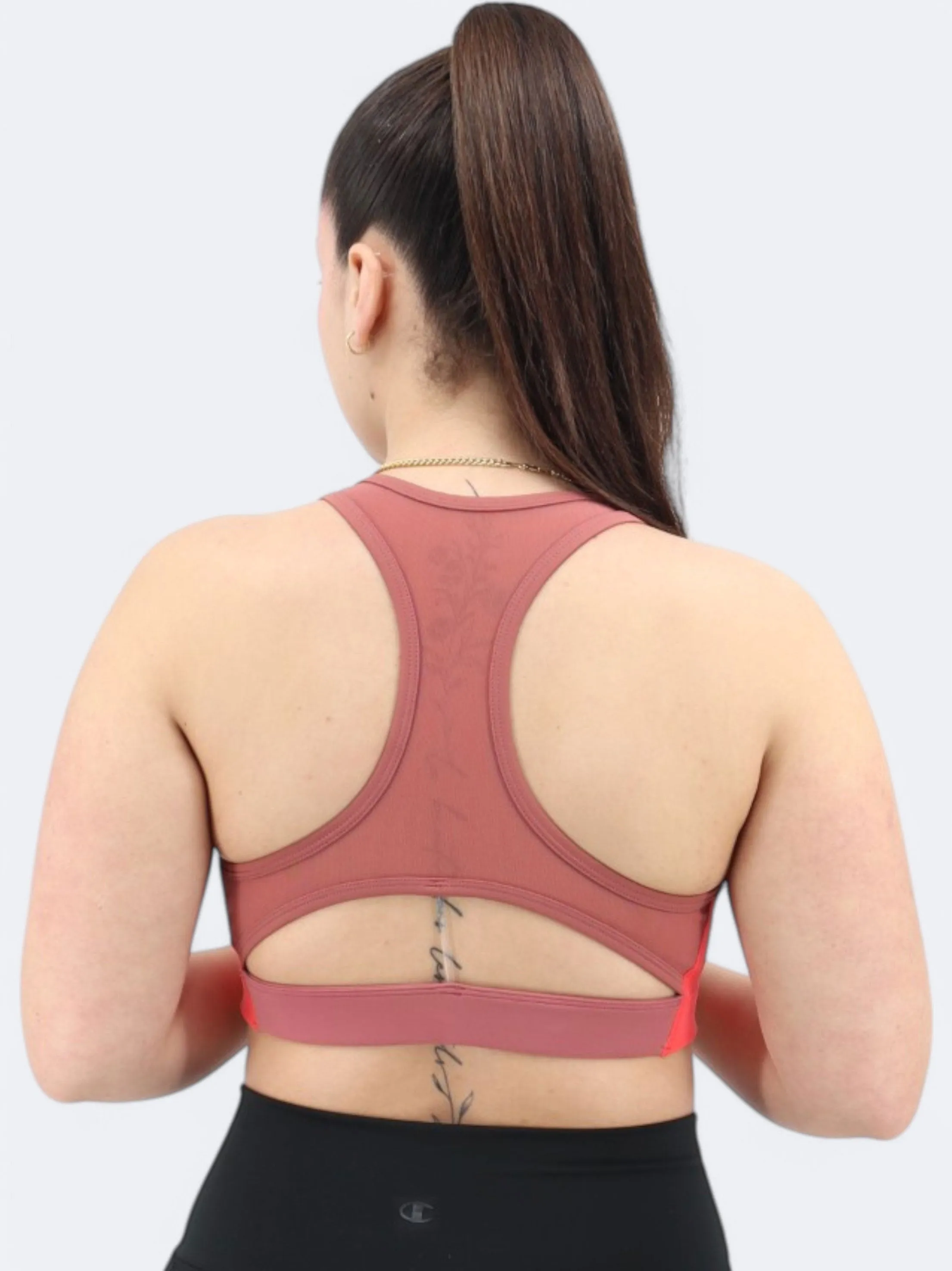 Damen-Sport-Crop-Top, Rosa