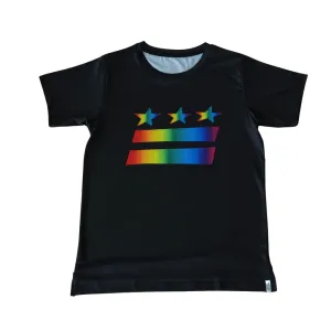 Damen-Sonnenuntergang-Pride-T-Shirt SPF 24
