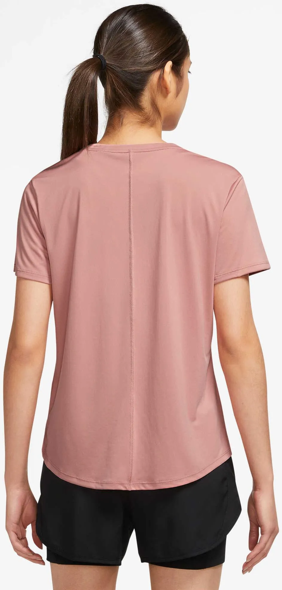 Damens Swoosh Kurzarm-Lauftop