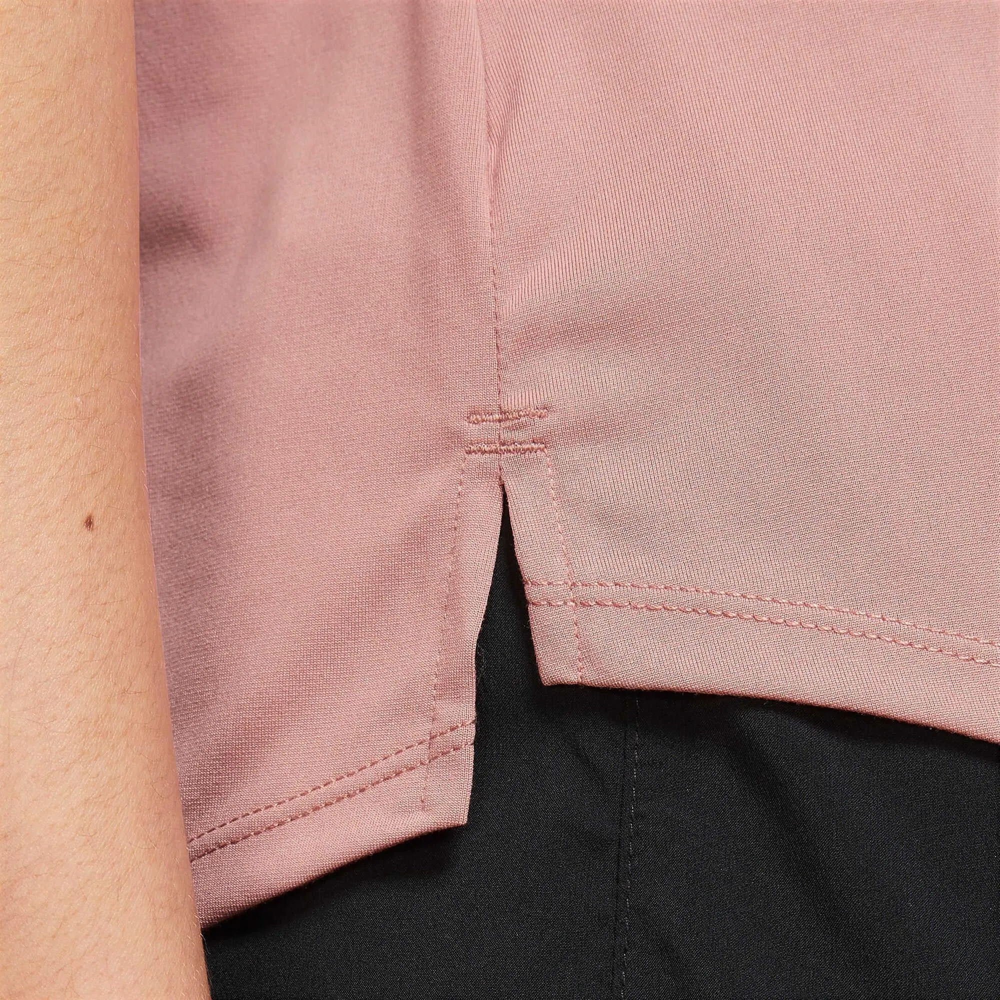 Damens Swoosh Kurzarm-Lauftop