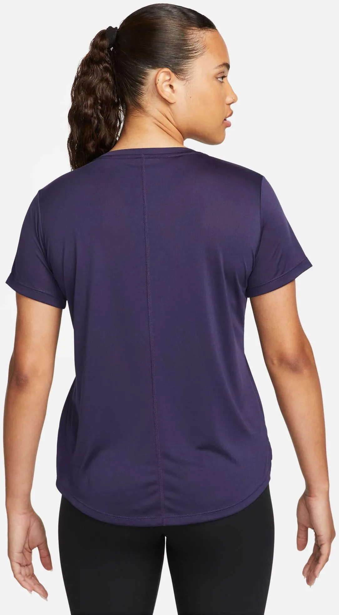 Damens Swoosh Kurzarm-Lauftop