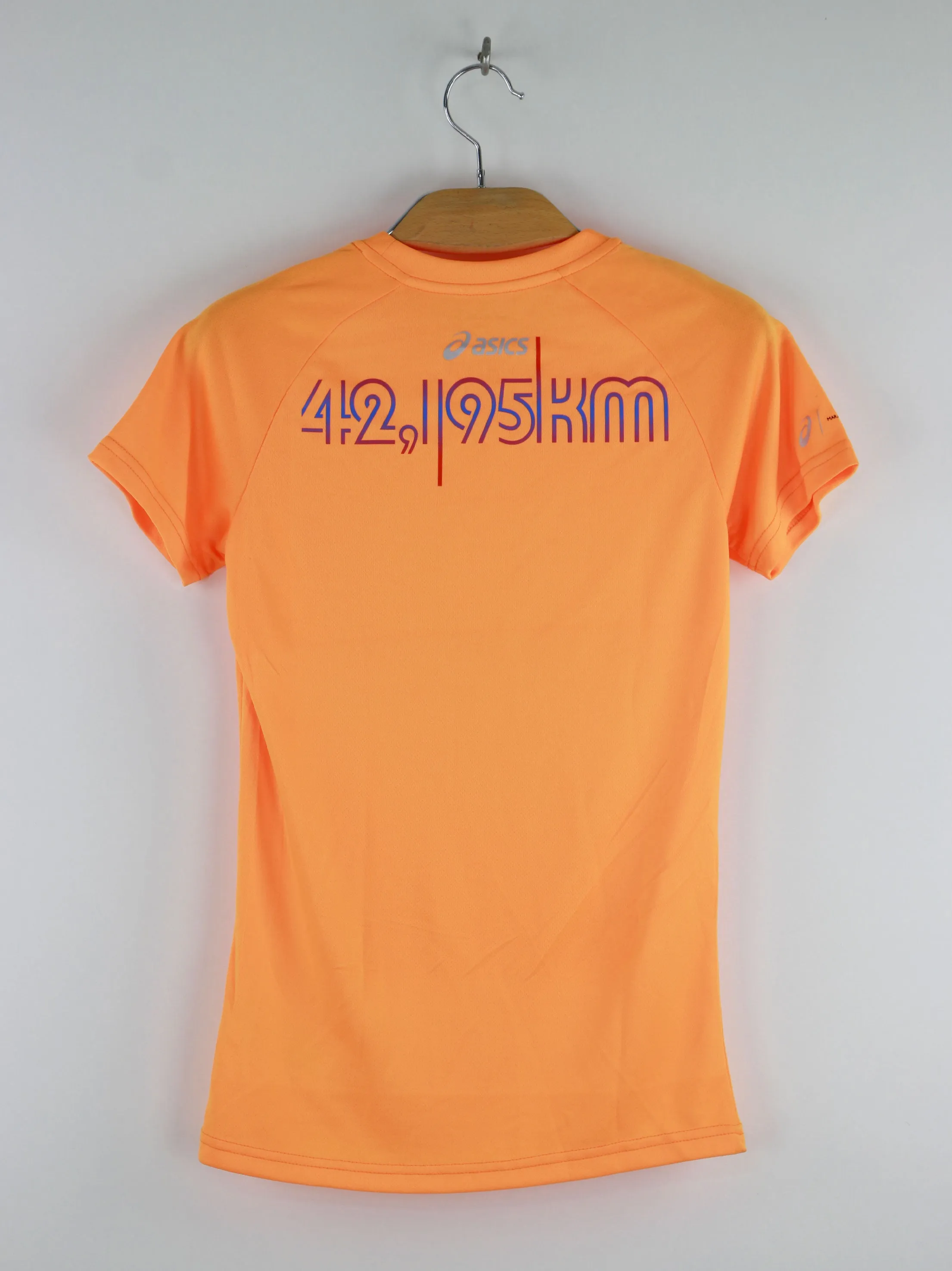 Damen Sport Top mit Aufdruck, Orange