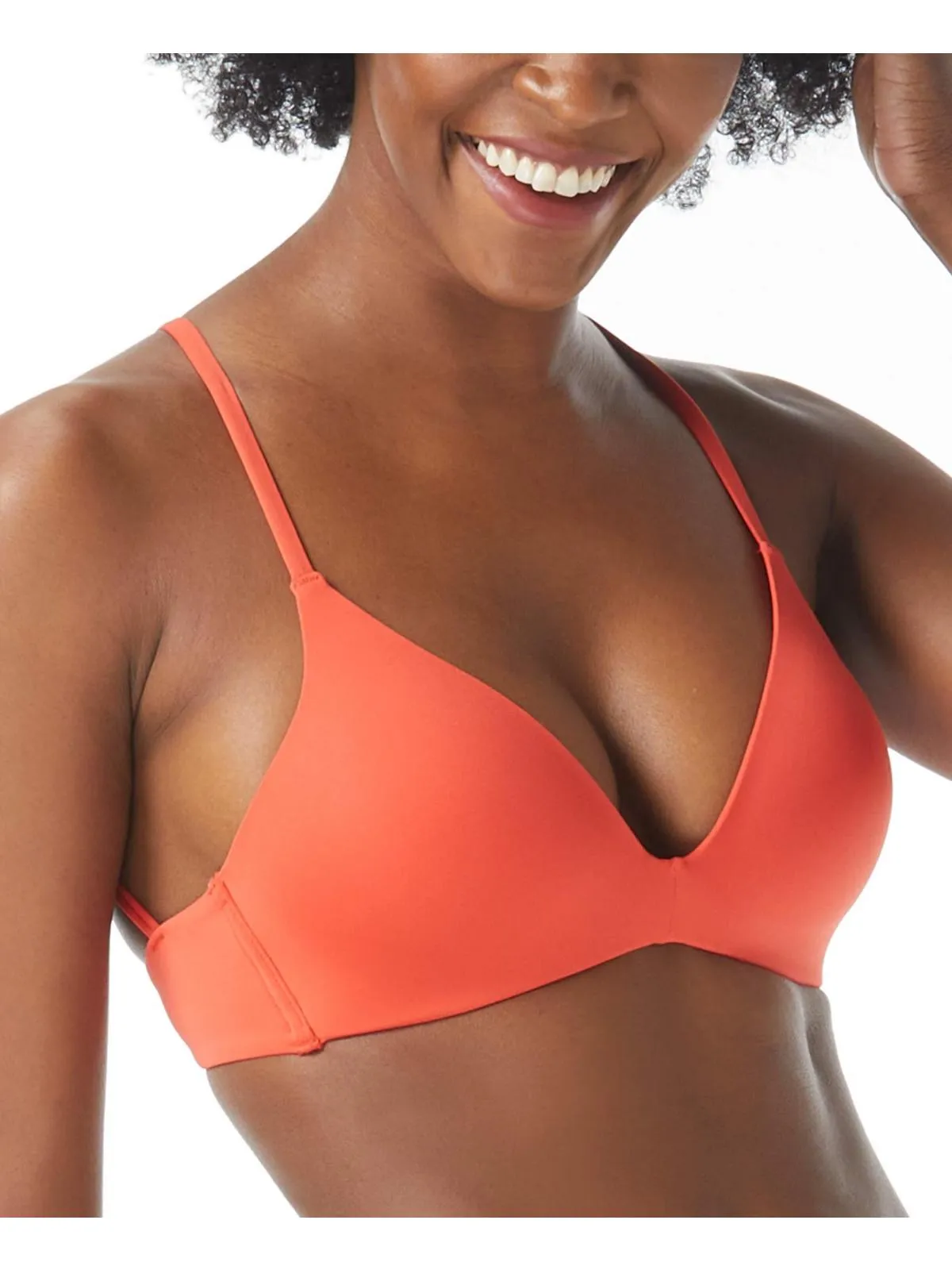 Damen-Bikini-Oberteil mit V-Ausschnitt für den Strand