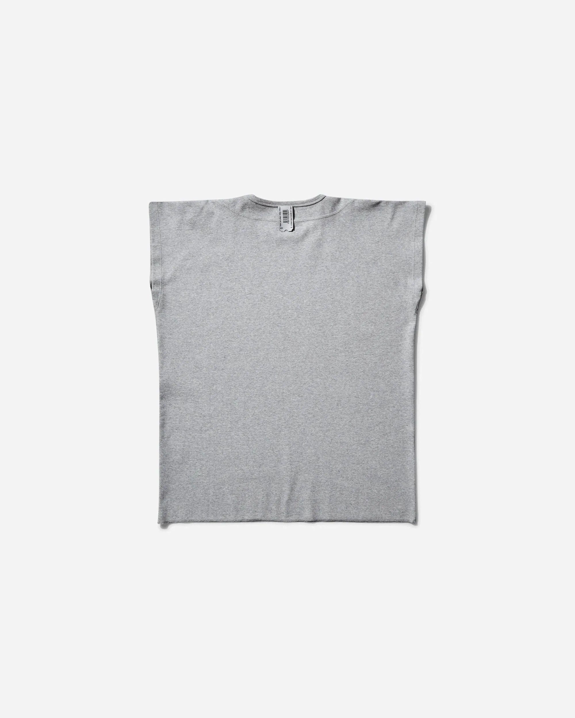 Damen Waffle Muscle T-Shirt Grau