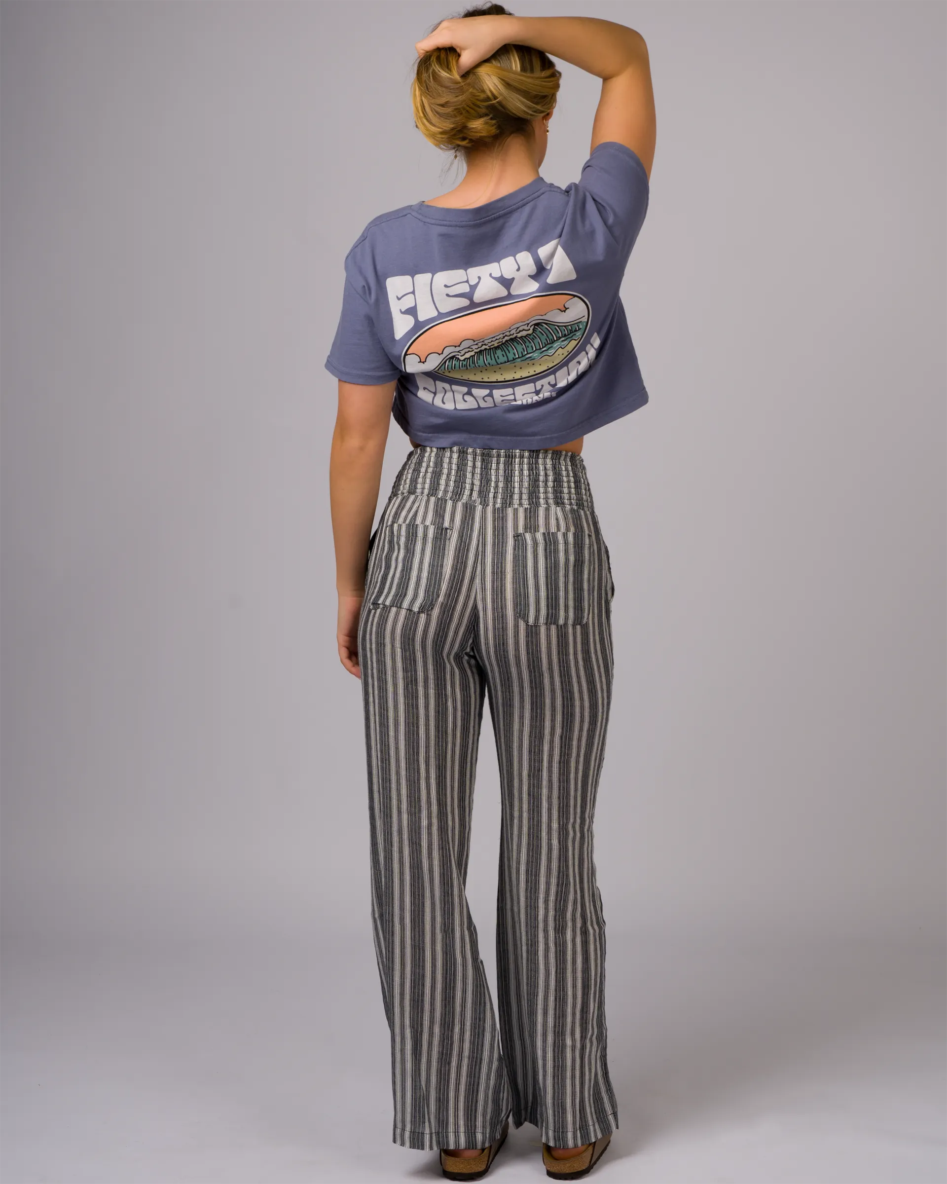 Damens Whomp Kurzarm-Crop-Top