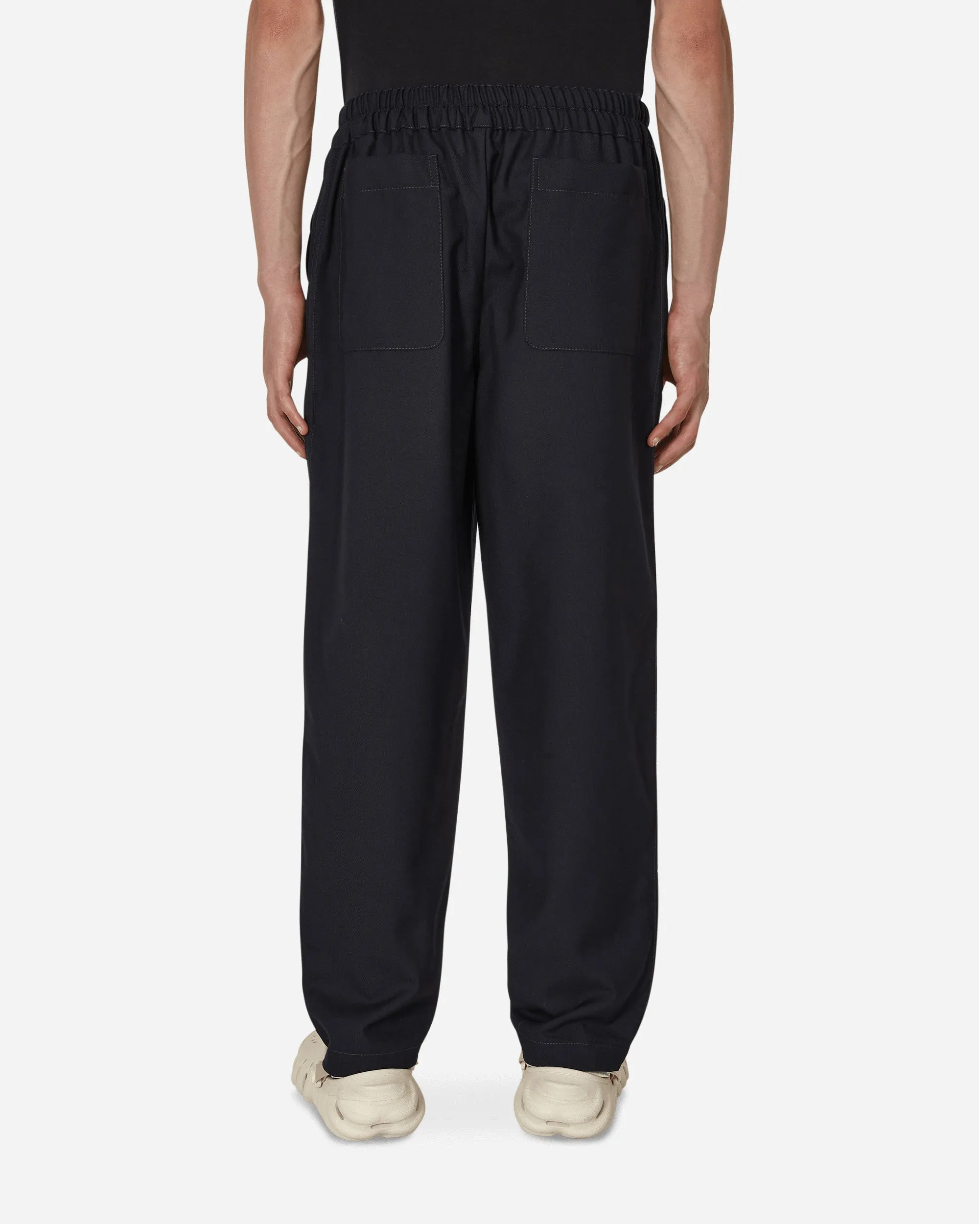 Woll-Gabardine-Hose Blau