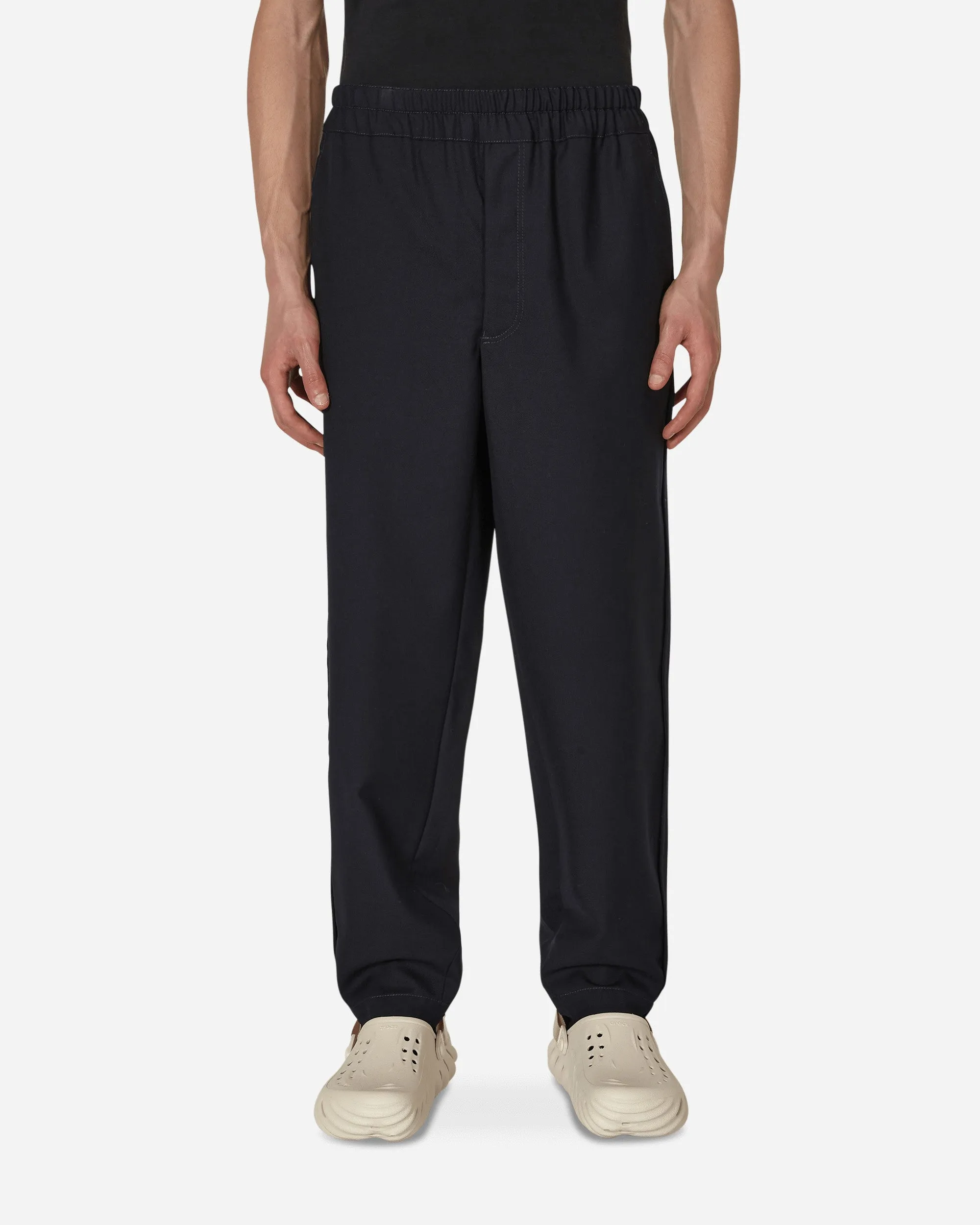 Woll-Gabardine-Hose Blau
