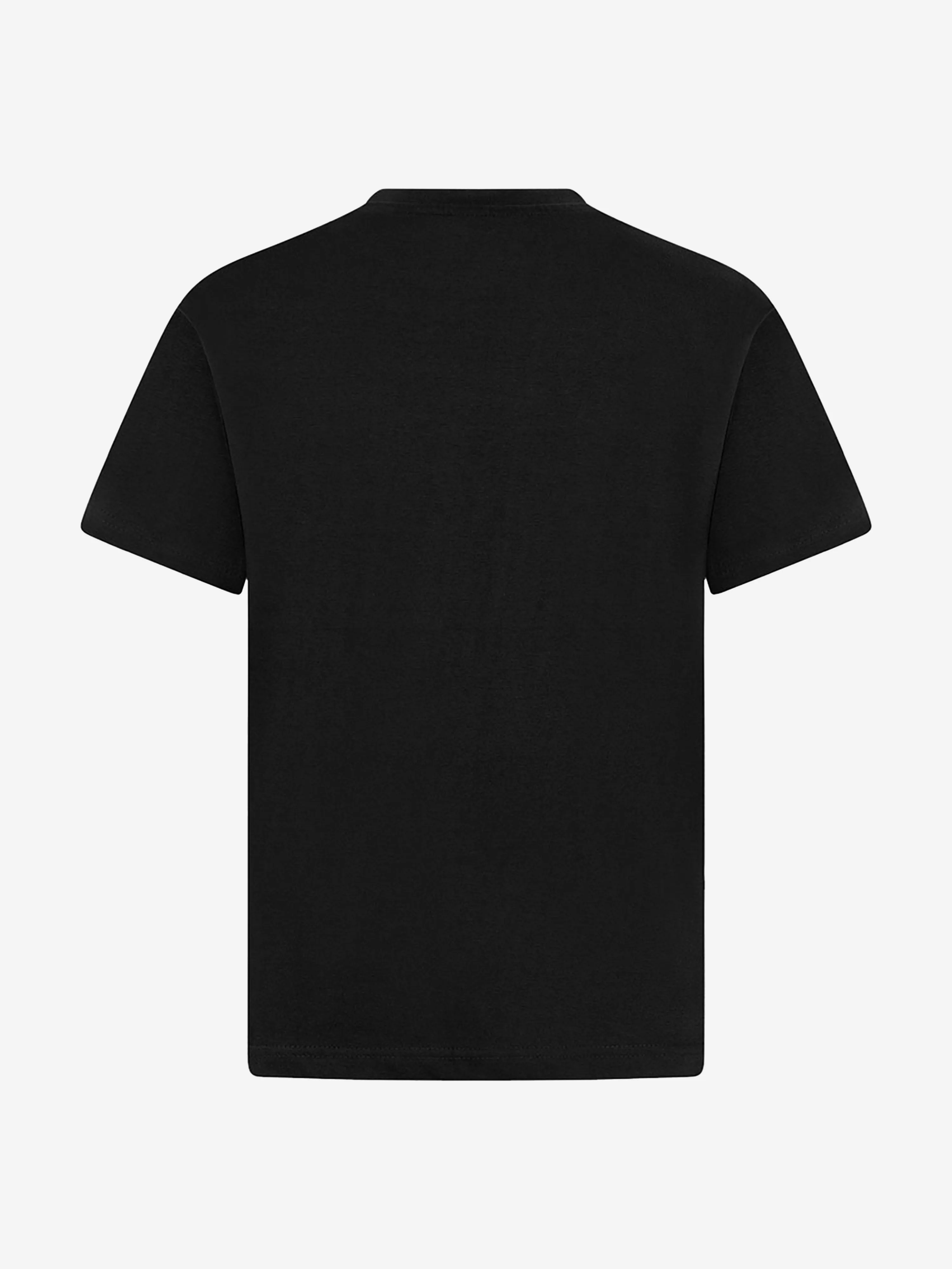 Zeco Kids Schul-Crewneck-T-Shirt (Zwillingspack) in Schwarz