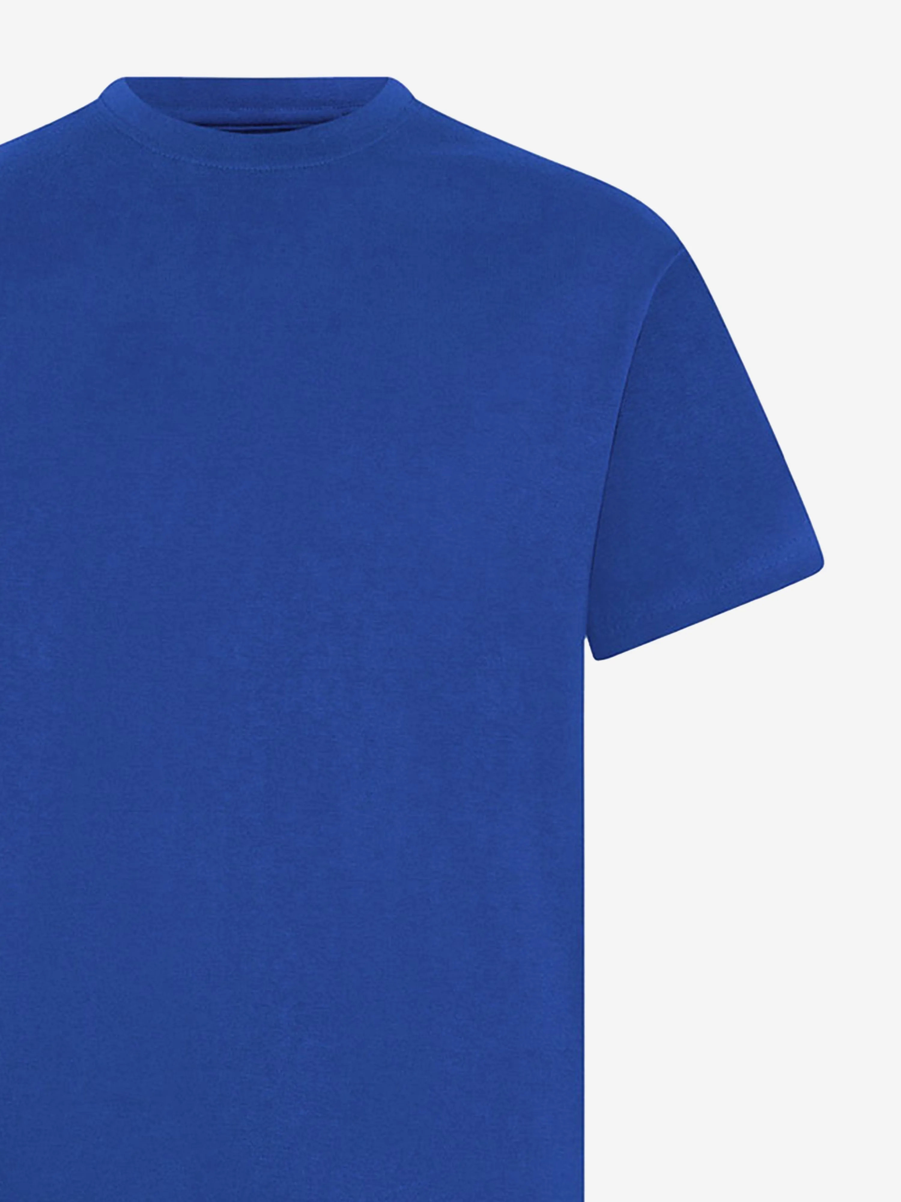 Zeco Kids Schul-T-Shirt mit Rundhalsausschnitt (Zwillingspack) in Blau