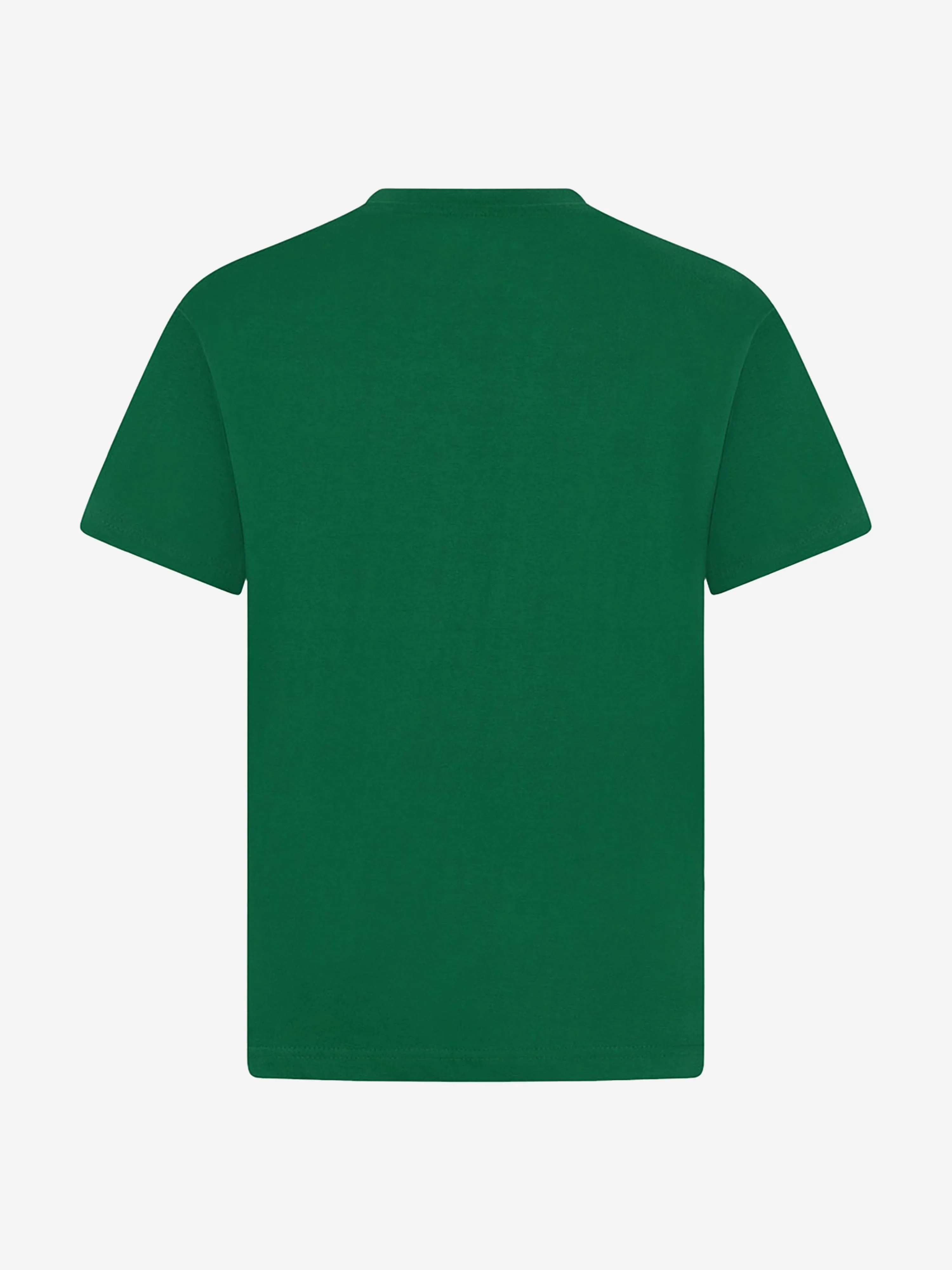 Zeco Kids Schul-Crewneck-T-Shirt (Zwillingspack) in Grün