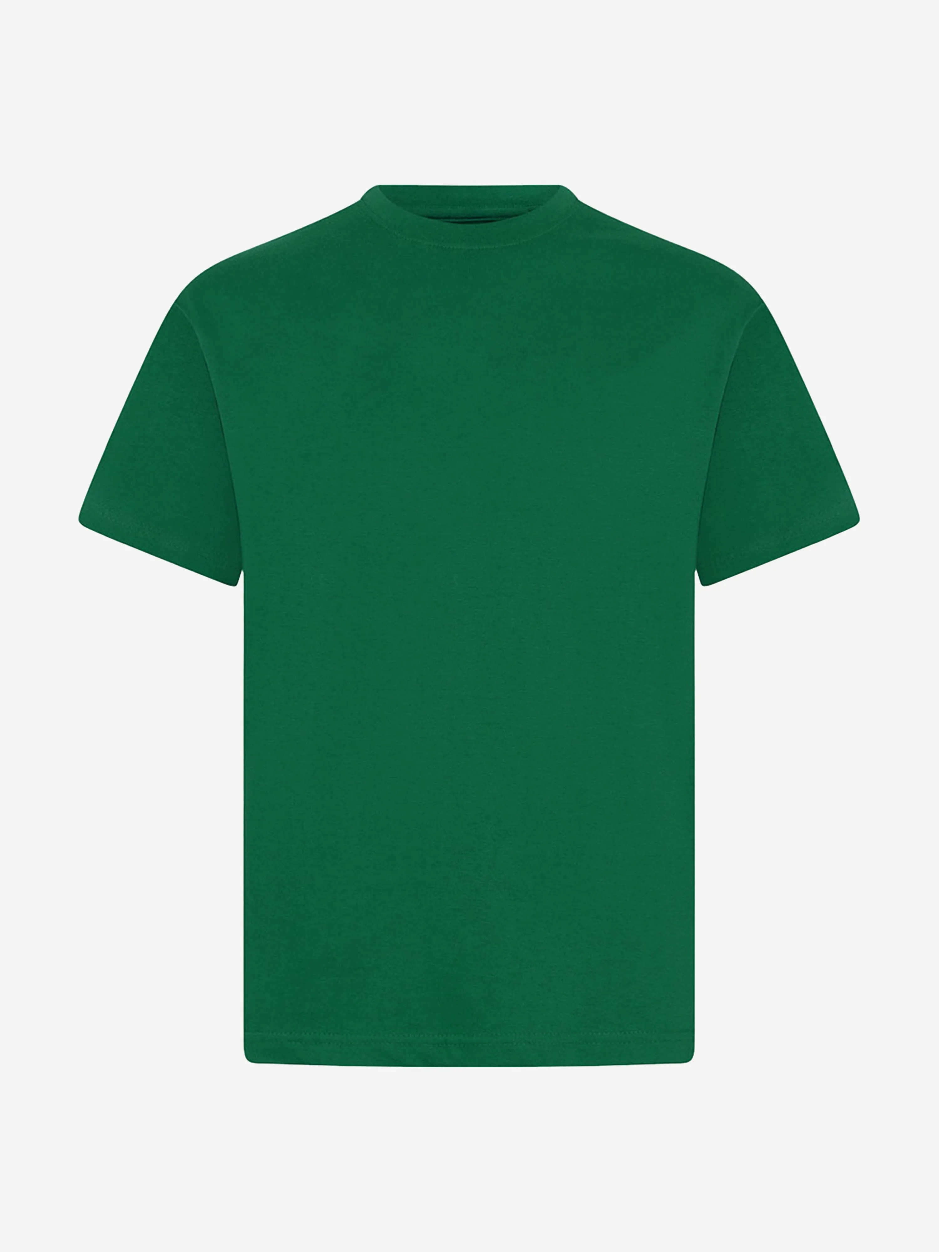 Zeco Kids Schul-Crewneck-T-Shirt (Zwillingspack) in Grün