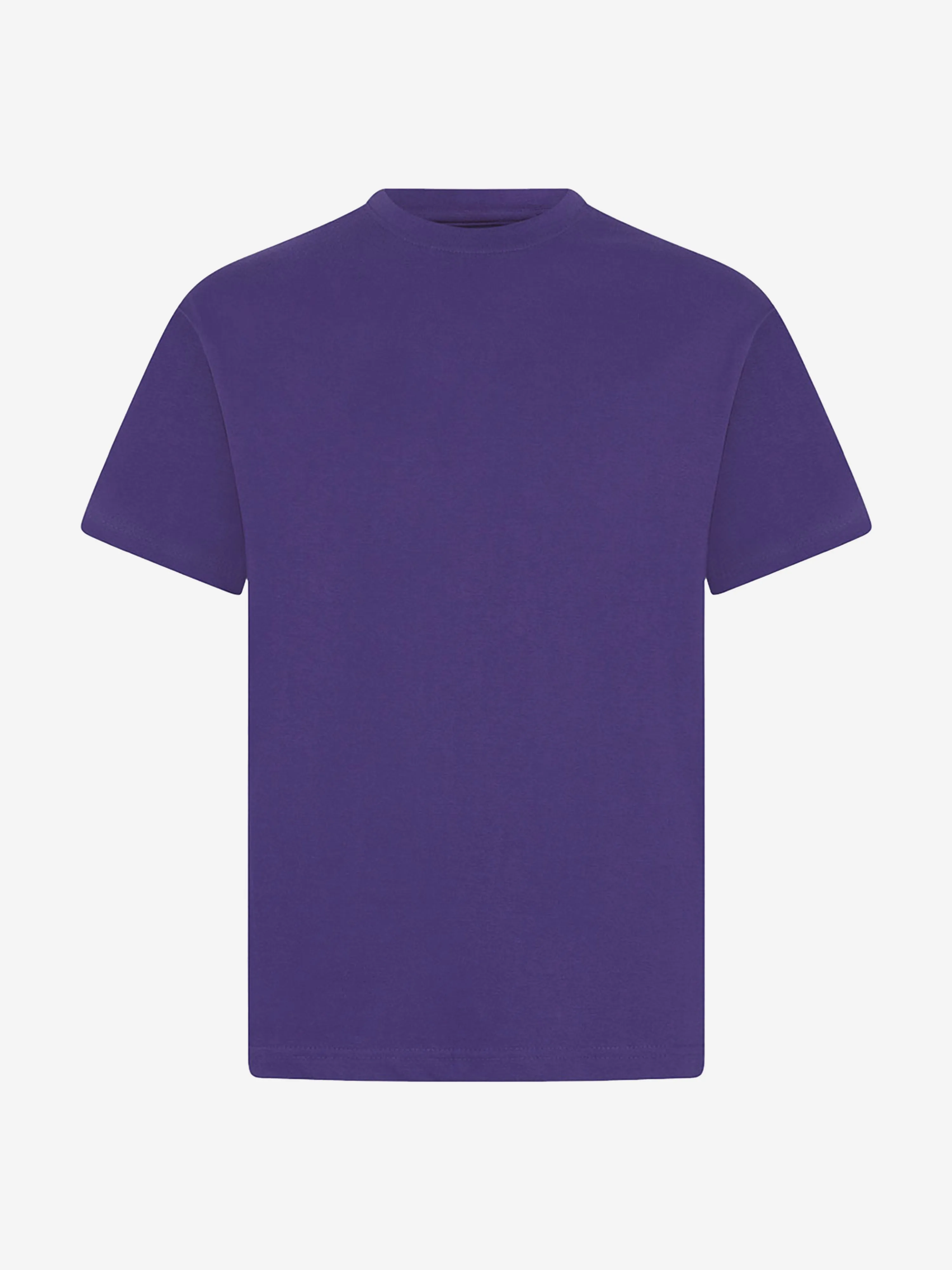 Zeco Kids Schul-Crewneck-T-Shirt (Zwillingspack) in Lila