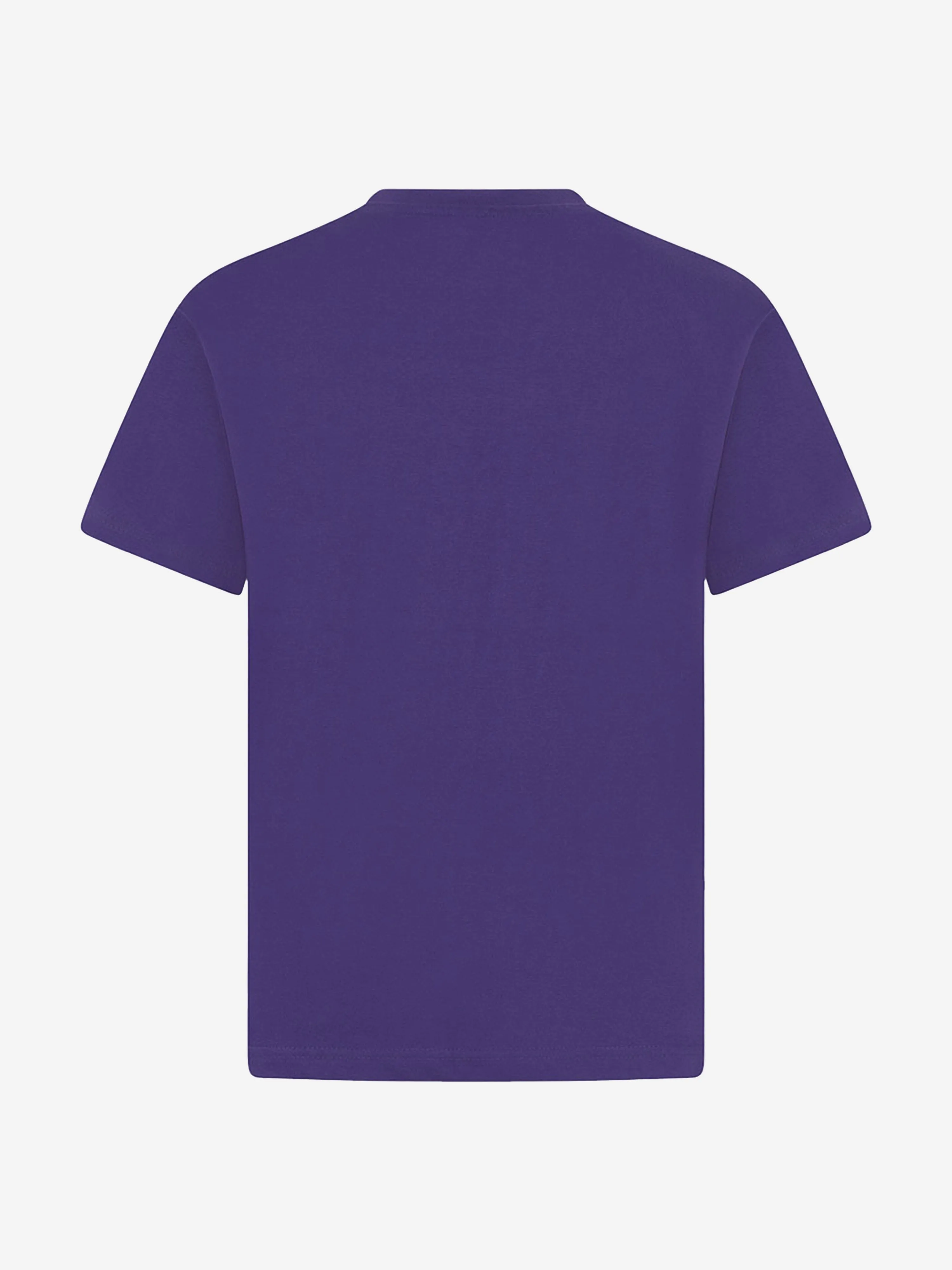 Zeco Kids Schul-Crewneck-T-Shirt (Zwillingspack) in Lila