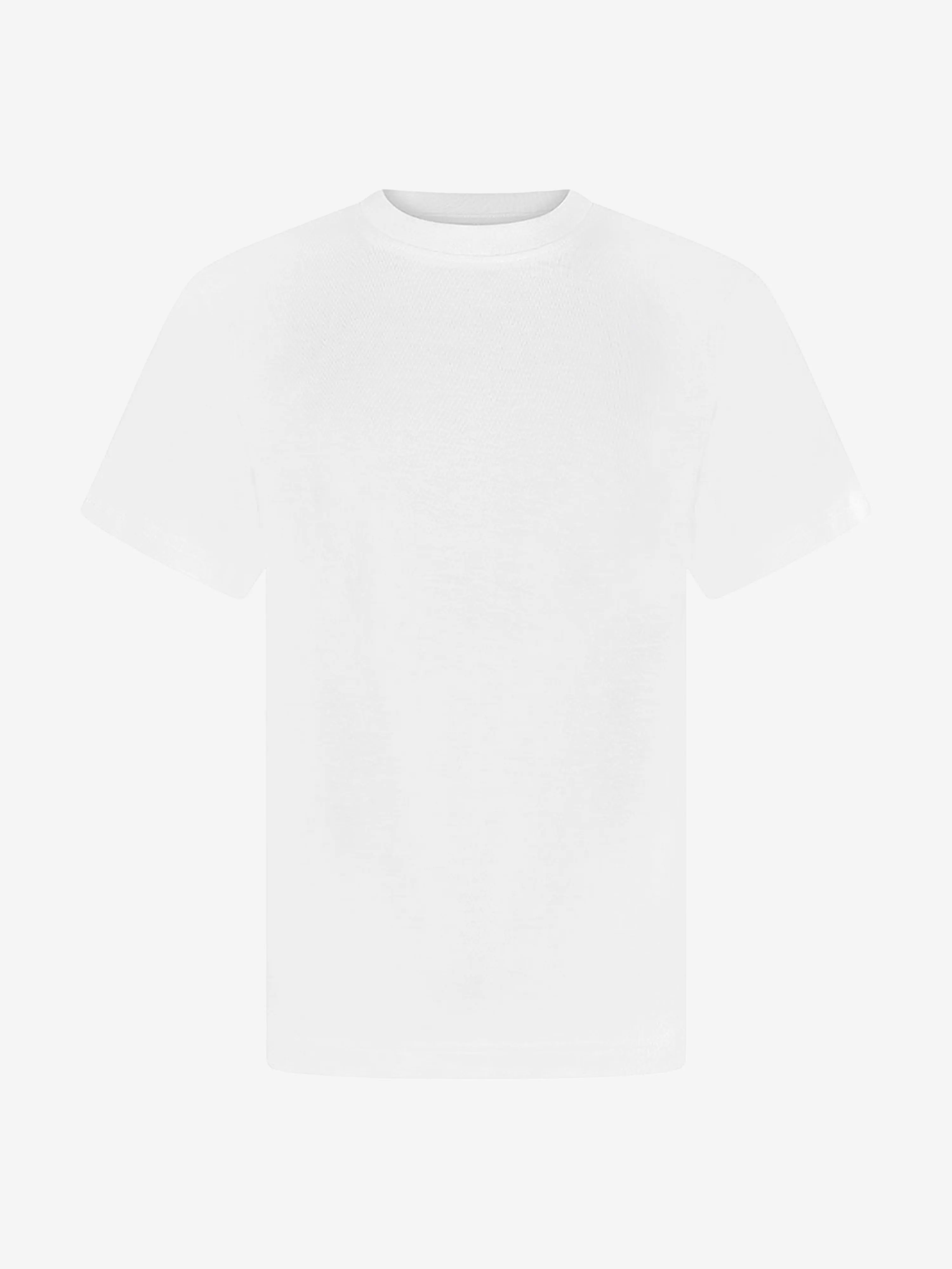 Zeco Kids Schul-T-Shirt mit Rundhalsausschnitt (Zwillingspack) in Weiß