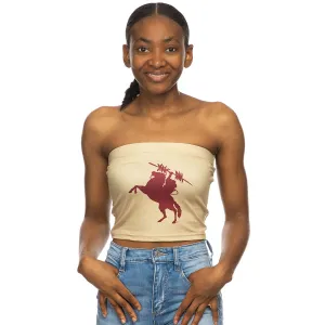 ZooZatz's Damen Unbesiegte Silhouette Röhrenoberteil - Vegas Gold ZooZatz Kleidung Damen